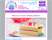 Tablet Screenshot of everybirthdaymatters.org